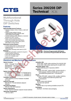 206-12LPST datasheet  